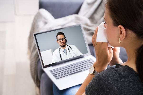 wideokonferencji online z lekarzem
